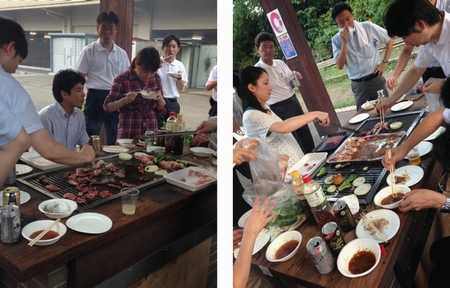 大盛況です！社内BBQ大会⑤三和建設のコンクリート住宅＿blog 鉄筋コンクリートの家　宝塚